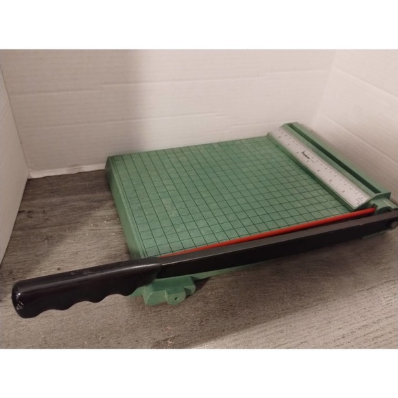 Vintage Premier Paper Cutter & Trimmer Model 210 Polyboard USA With Box - Picture 5 of 6